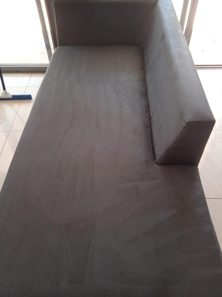 ניקוי ספה מבד אחרי