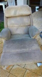 לפני ניקוי ספות