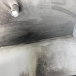 תוצאות שריפה בבית - לפני ניקיון